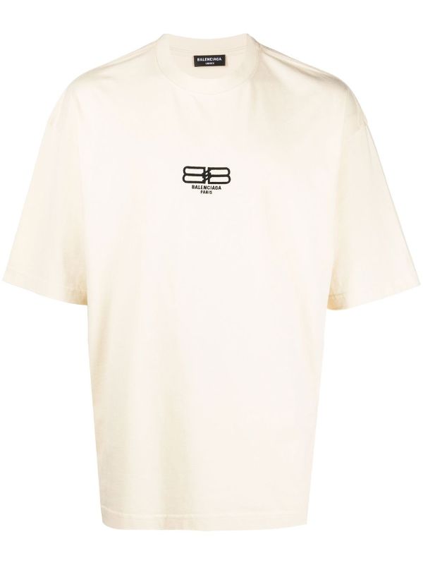 Balenciaga logo-print T-shirt - Farfetch