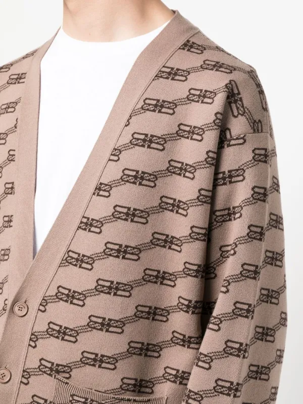 Louis Vuitton Oversized Detail Long Cardigan