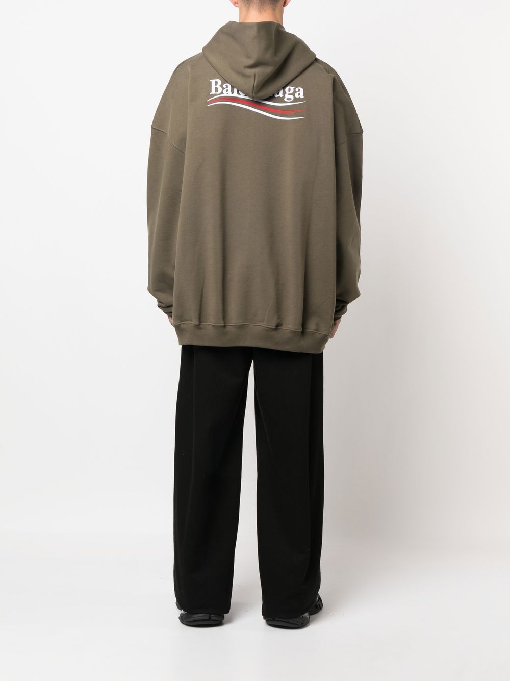 Image 2 of Balenciaga Political Campaign embroidered hoodie