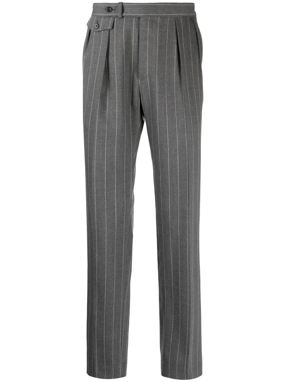

Polo Ralph Lauren pantalones de vestir con rayas estampadas - Gris