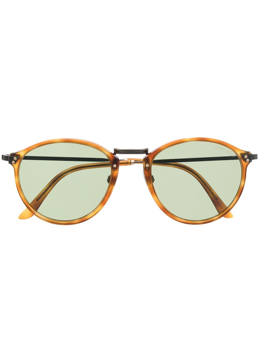 

Giorgio Armani lentes de sol con armazón estilo carey - Plateado