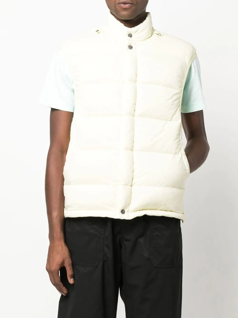 Stone Island Shadow Project ダウンライダースジャケット | グリーン