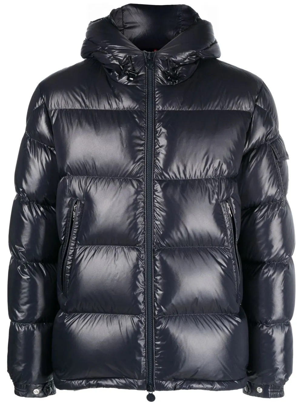 

Moncler Ecrins glossy puffer jacket - Blue