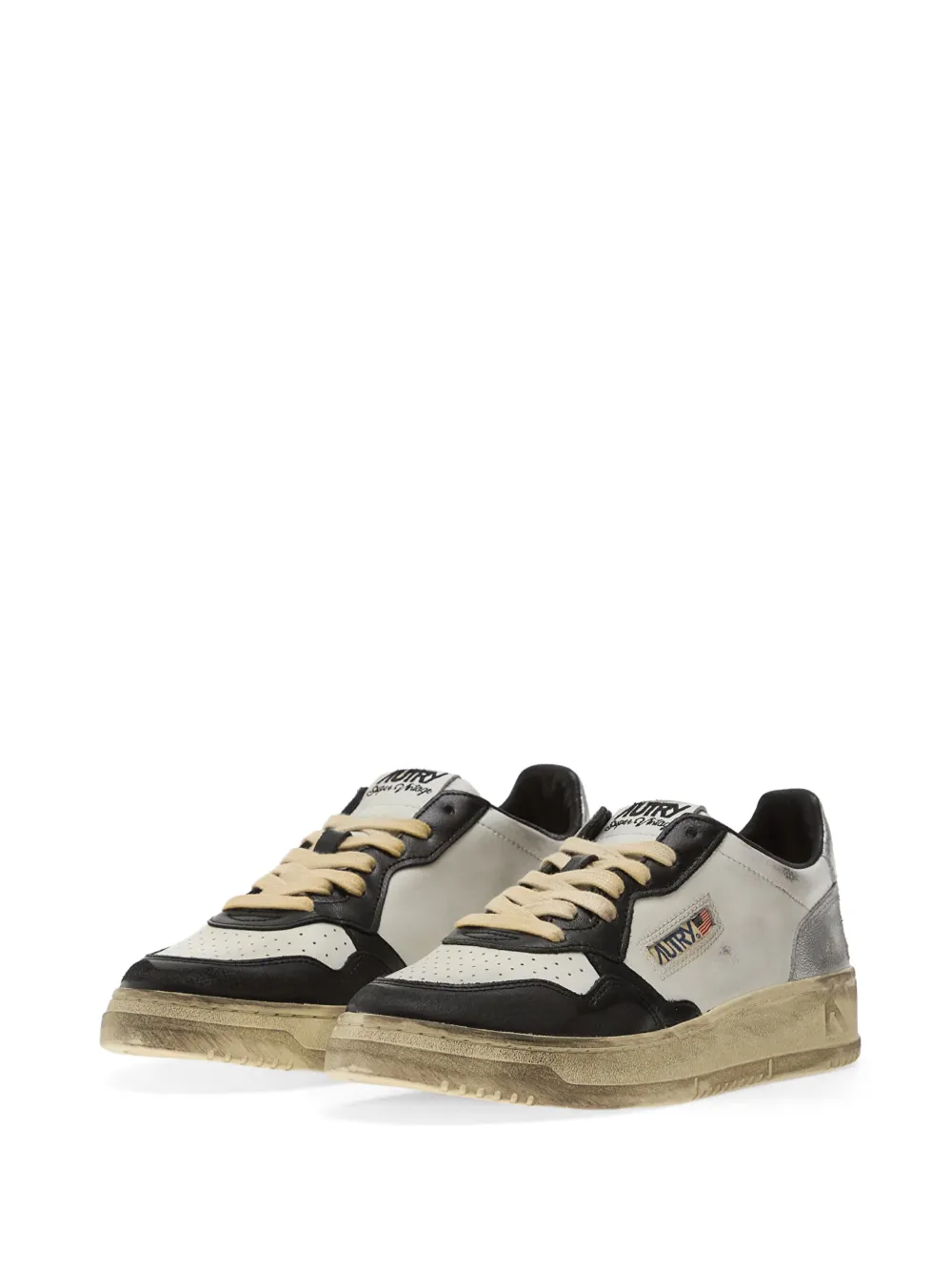 Autry Medalist Super Vintage leren sneakers Wit