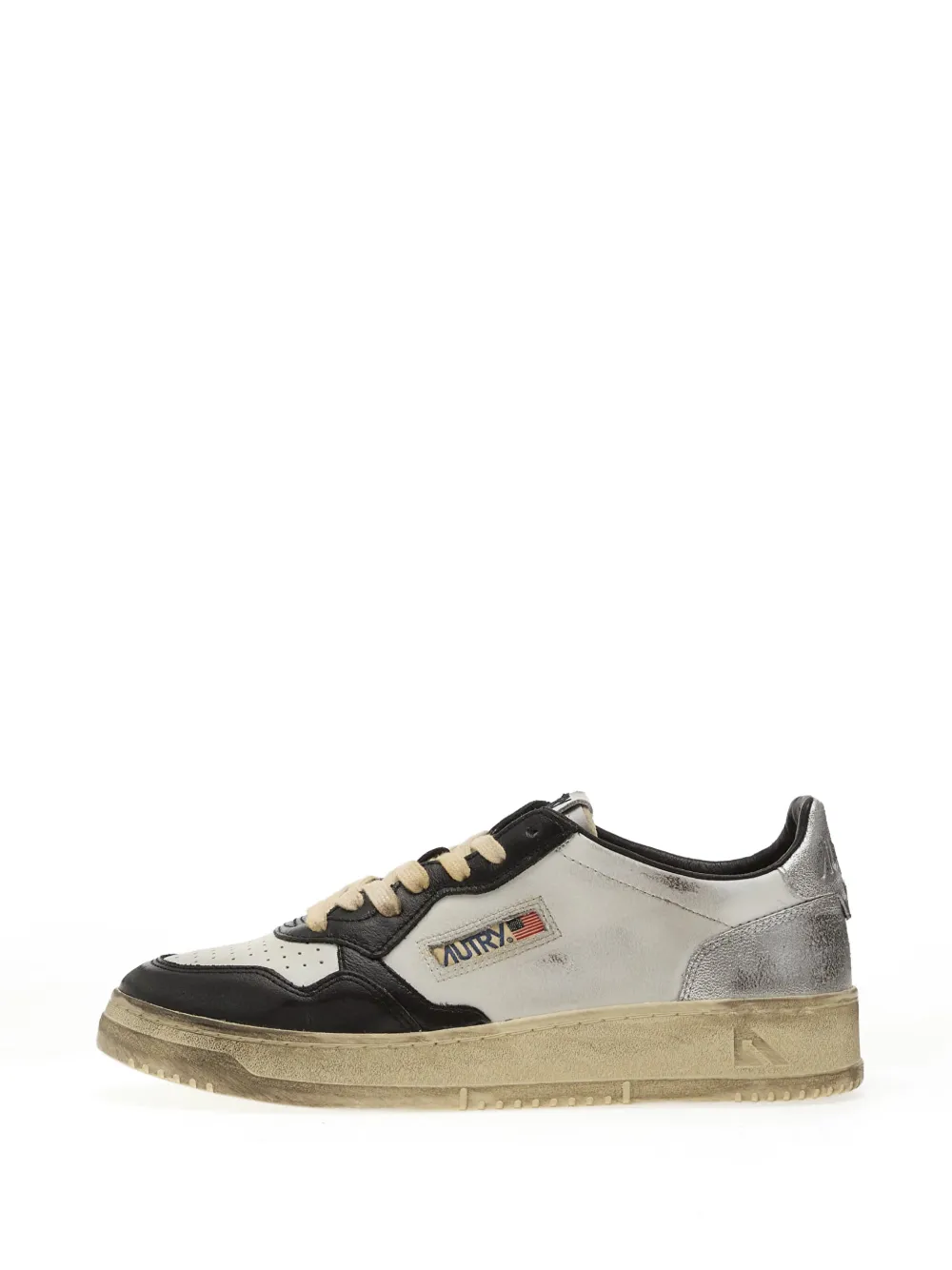 Autry Medalist Super Vintage leren sneakers Wit