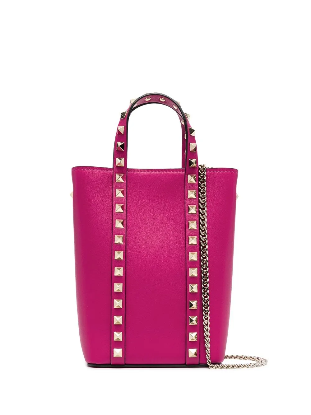 

Valentino Garavani tote con apliques - Rosado