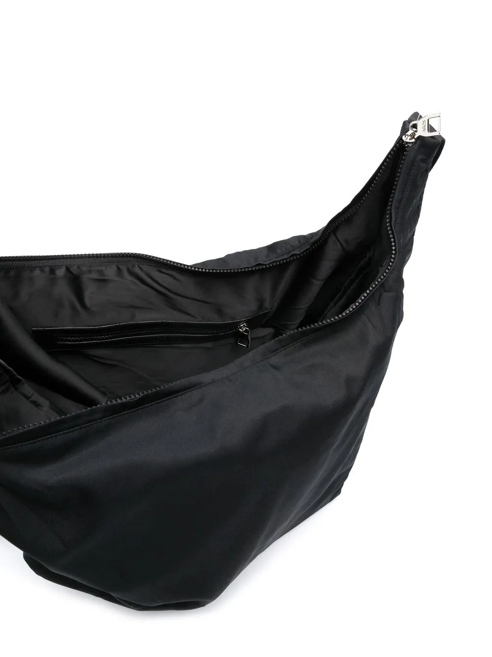 Arcs Buckle-detail Shoulder Bag In Black