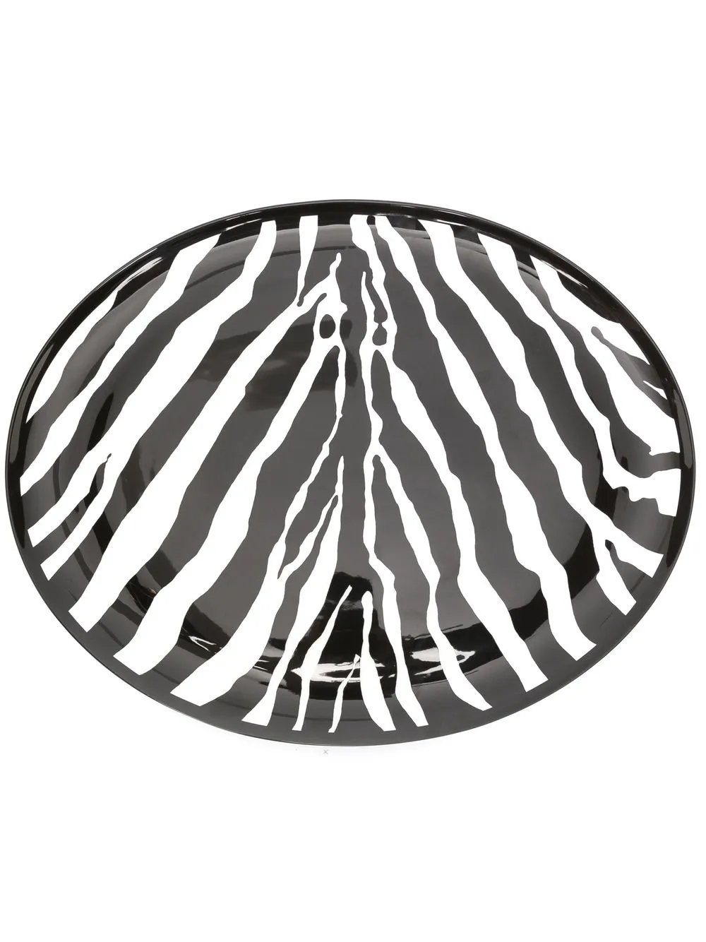 

Dolce & Gabbana plato oval con estampado de cebra - UZ003 - ZEBRA
