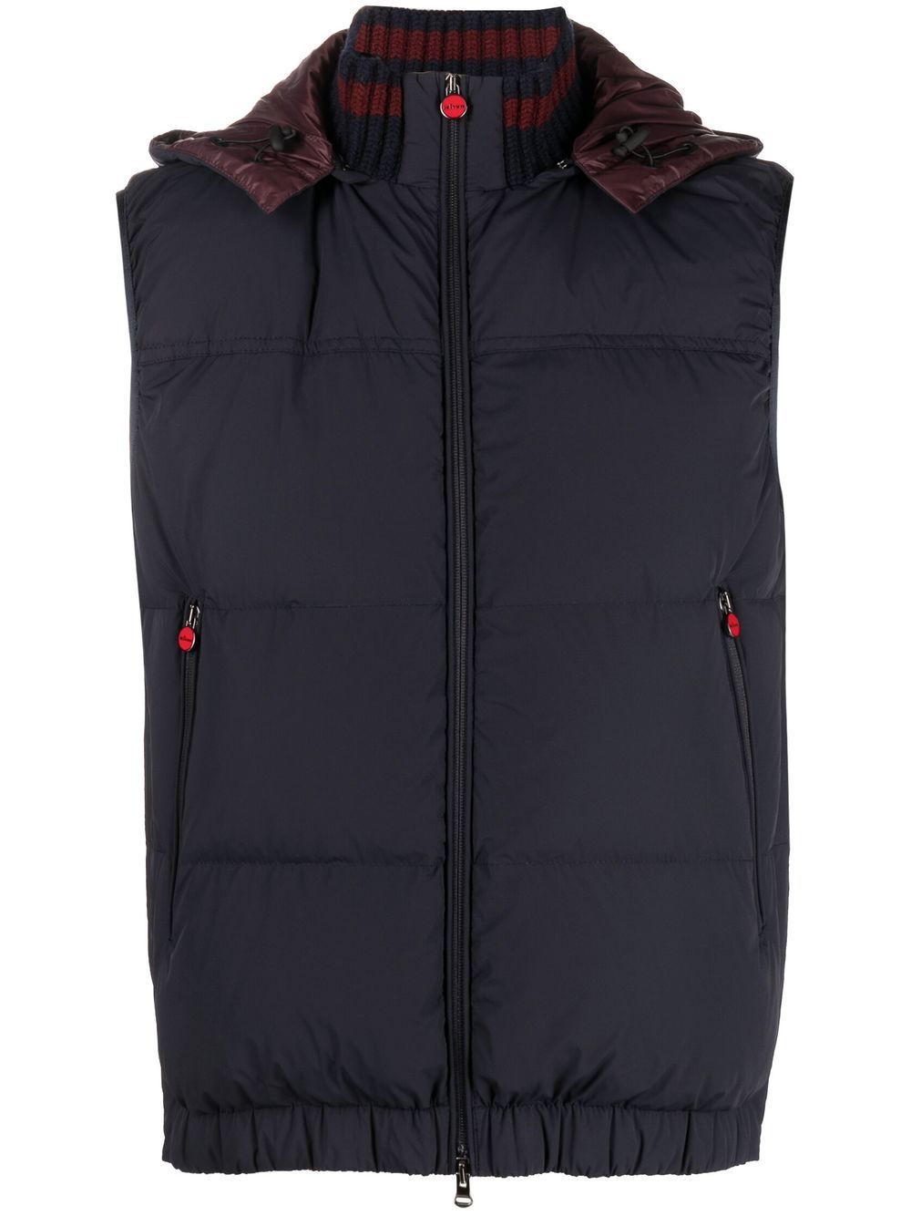 feather-down padded gilet