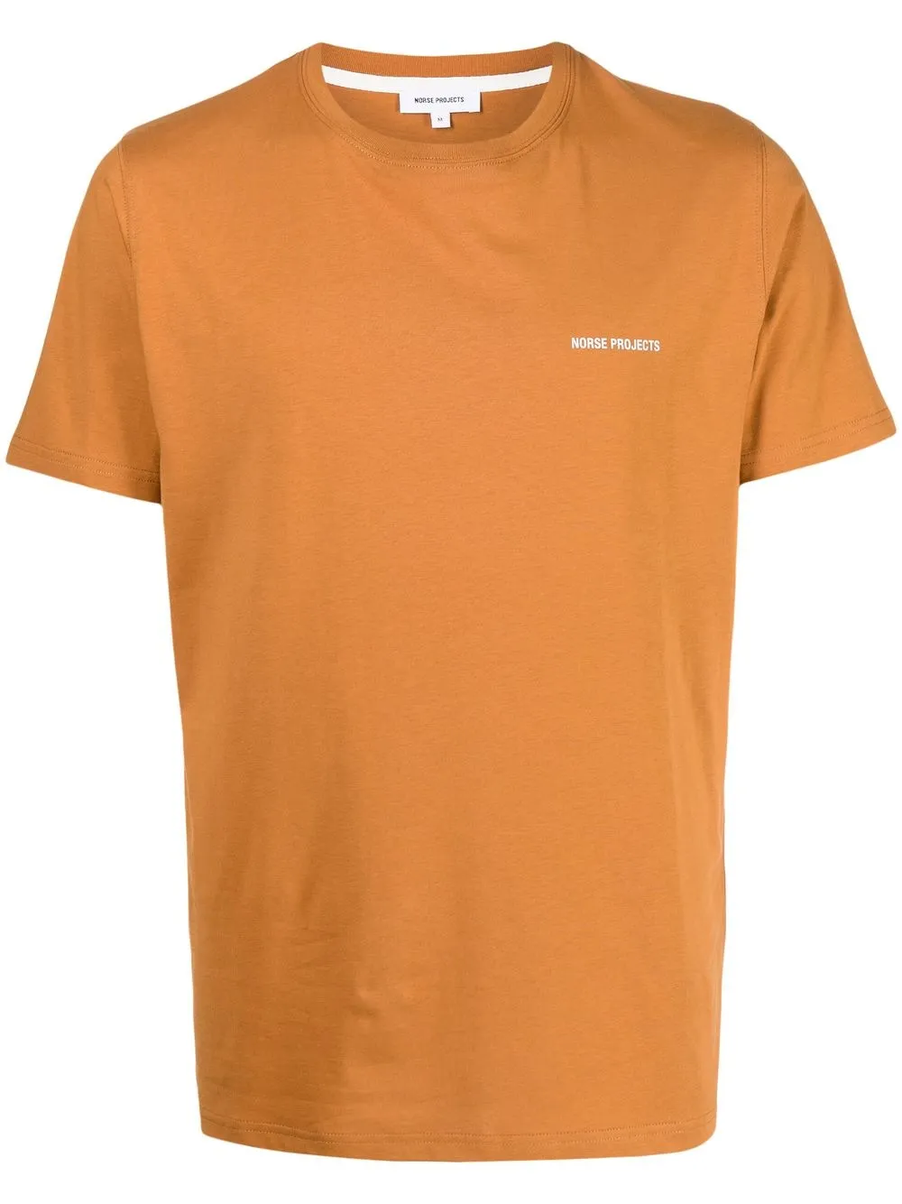 

Norse Projects playera Niels con logo estampado - Naranja