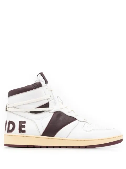 RHUDE panelled high-top sneakers