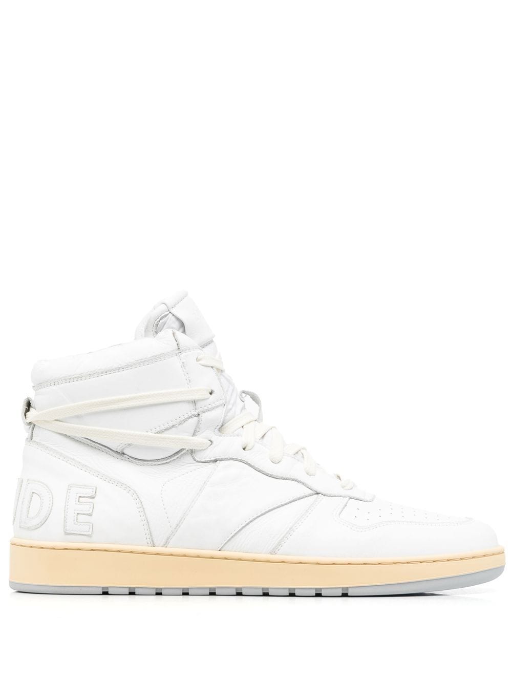 

Rhude tenis altos con paneles - Blanco