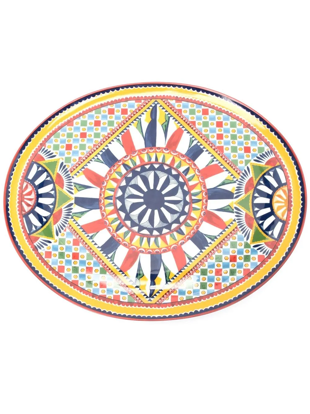 farfetch.com | Dolce & Gabbana Carretto oval serveringsfat
