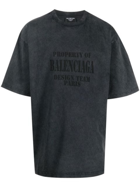 Balenciaga Property T-Shirt im Oversized-Look