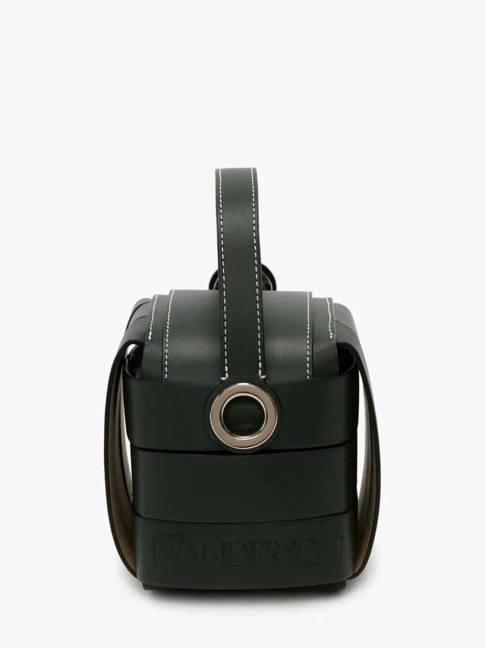 JW ANDERSON KNOT BAG - LEATHER TOP HANDLE BAG