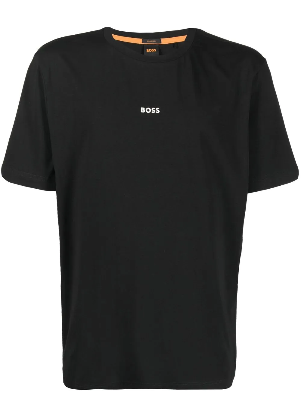 

BOSS playera con logo estampado - Negro