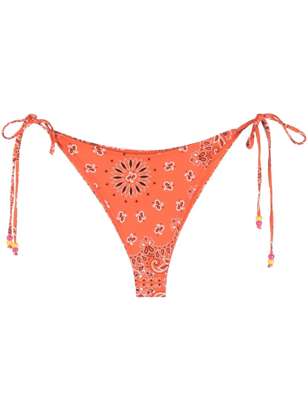 

MC2 Saint Barth Marielle bandana-print bikini bottoms - Orange