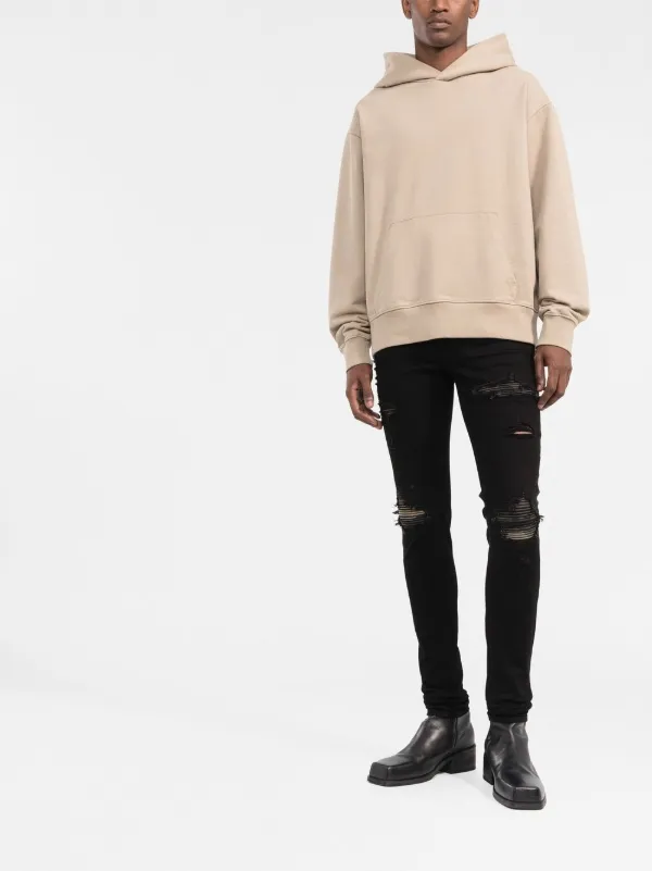 Oversized hoodie on sale and skinny jeans