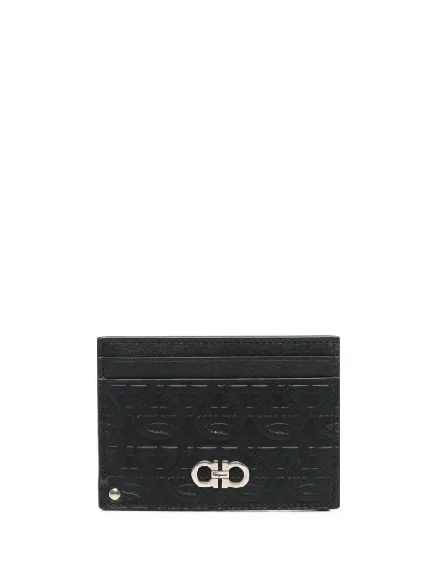 Ferragamo logo-debossed leather cardholder 
