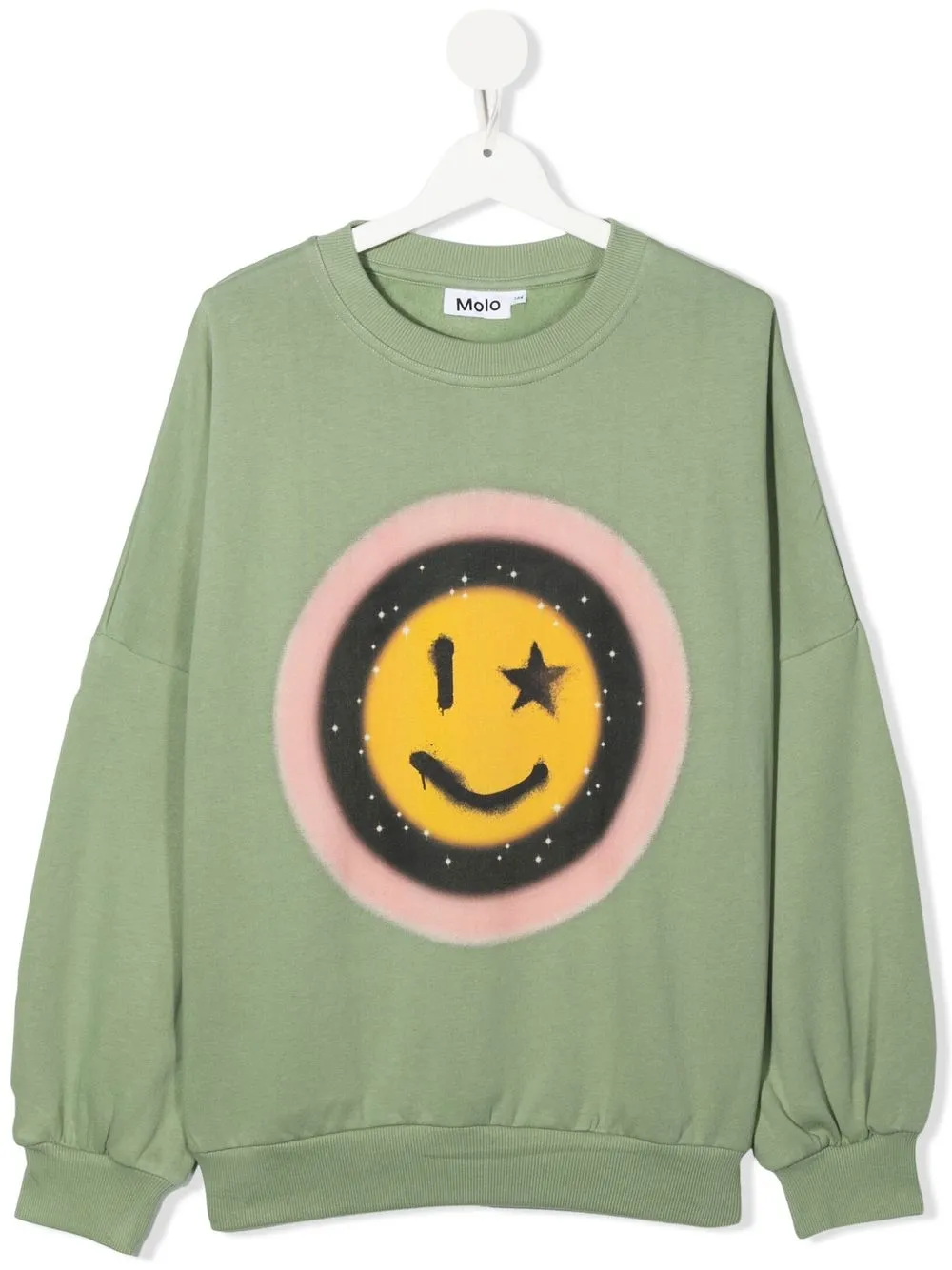 

Molo TEEN Marika smile print sweatshirt - Green