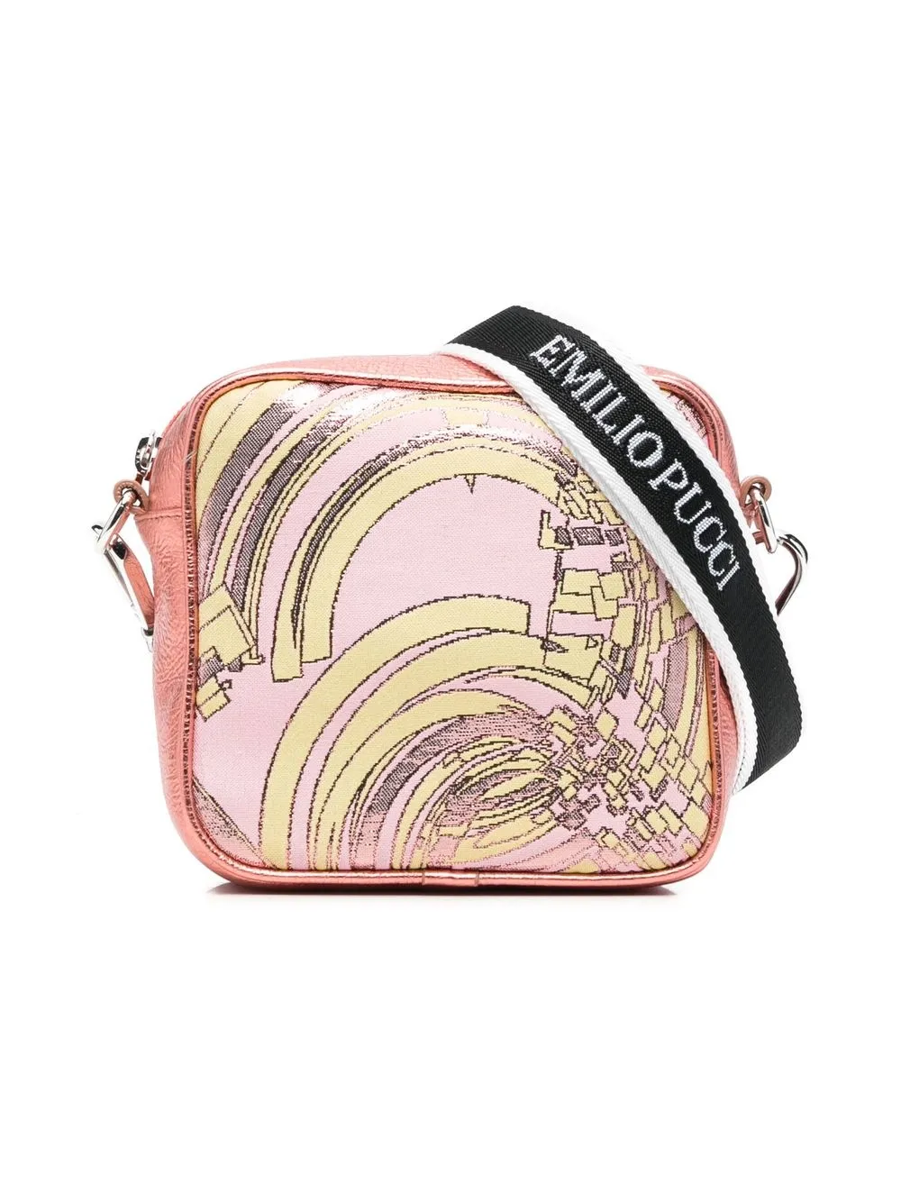 

PUCCI Junior graphic-print crossbody bag - Pink