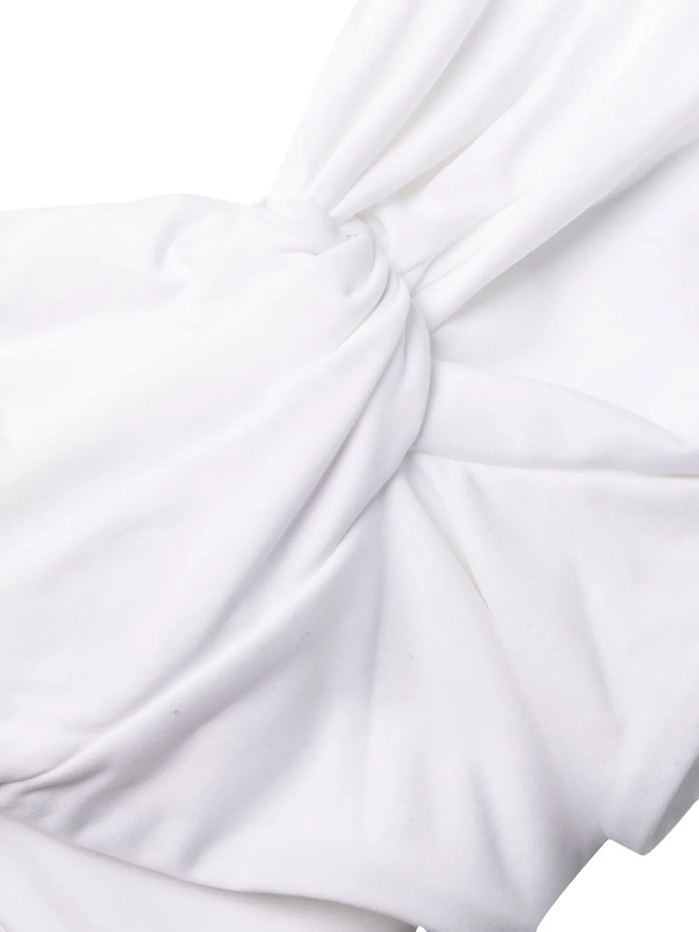  La Reveche Amelie Ruched Bikini Bottoms - White 