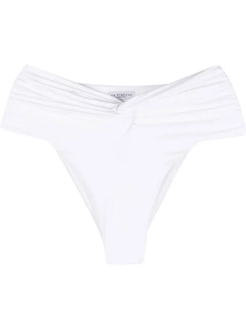 La Reveche Amelie ruched bikini bottoms