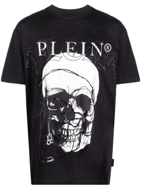 Philipp Plein skull print cotton T-shirt Men