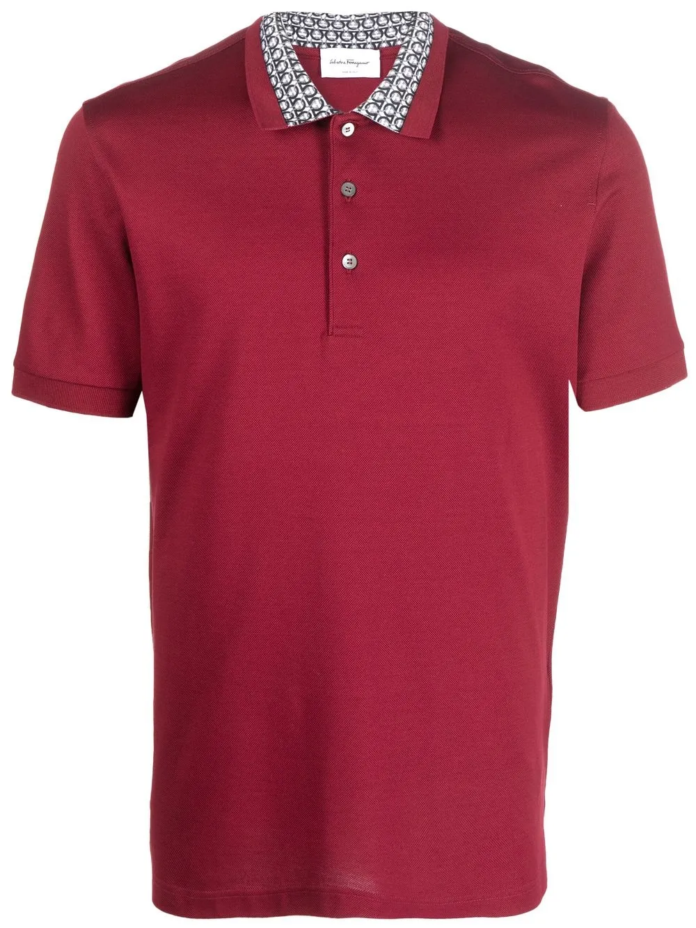 

Ferragamo short sleeve polo shirt - Red