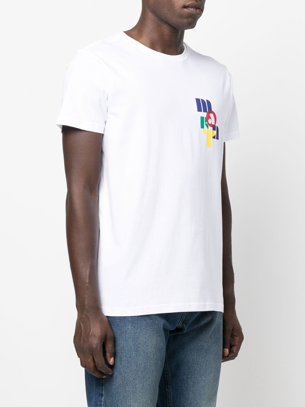 Shop Isabel Marant Logo-print Short-sleeve T-shirt In Weiss