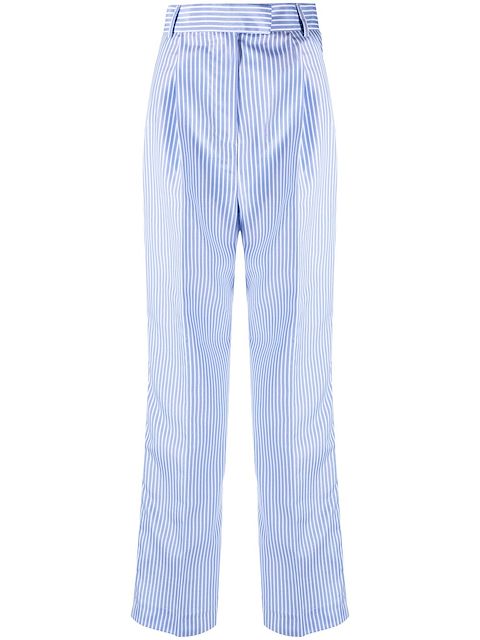 The Frankie Shop Bea pinstripe straight-leg trousers