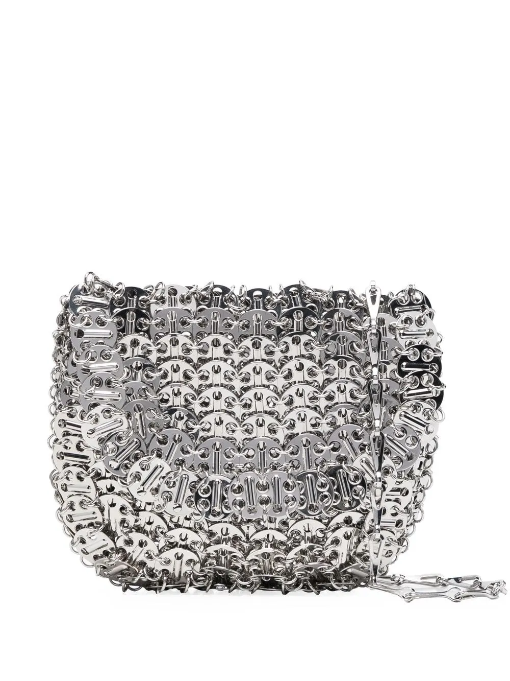 

Paco Rabanne bolsa crossbody metalizada 1969 - Plateado