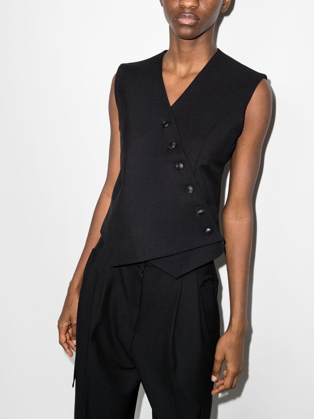 The Frankie Shop Maesa Asymmetric Vest Top - Farfetch