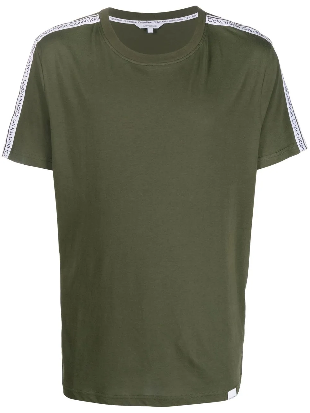 

Calvin Klein playera con franjas del logo - Verde