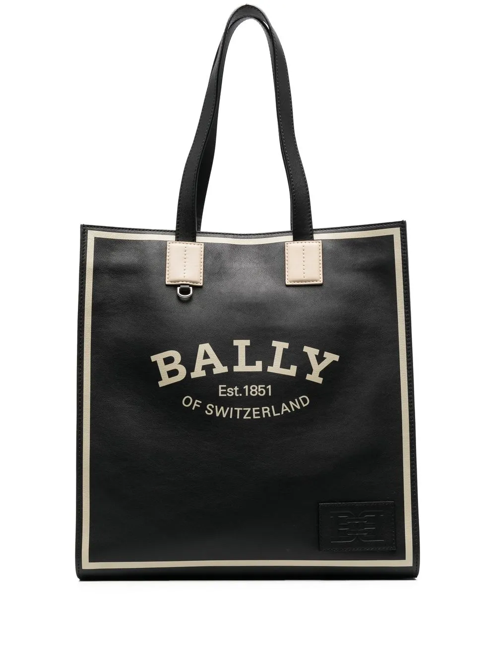 

Bally tote con logo estampado - Negro