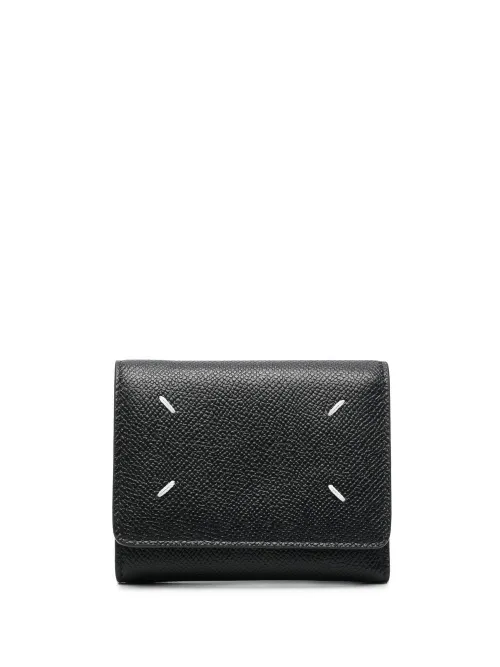Portefeuille en cuir à coutures signature - Maison Margiela - Modalova