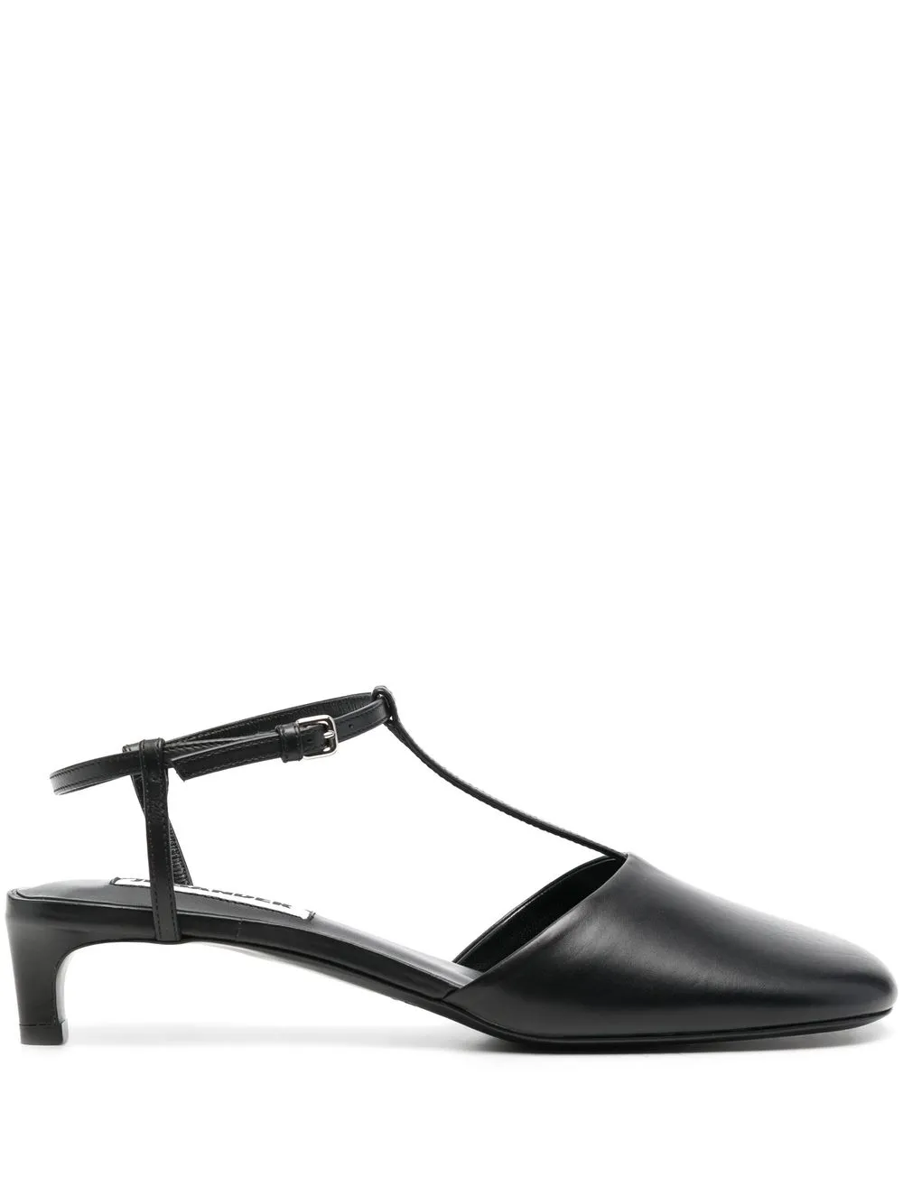 

Jil Sander T-bar buckled pumps - Black