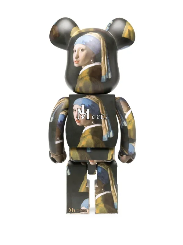 Girl with a Pearl Earring 100% + 400% Bearbrick Set by