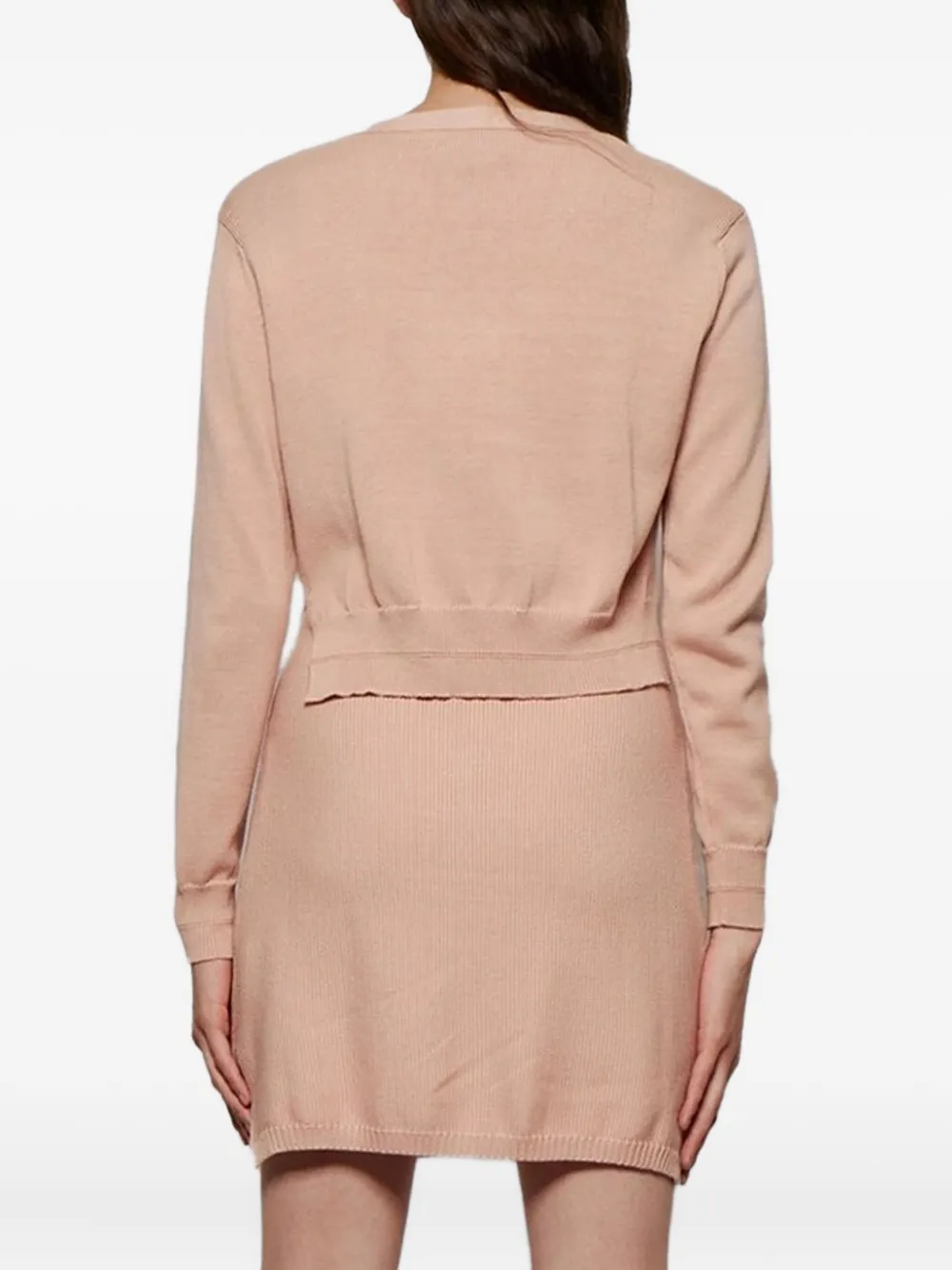 Alexandra Golovanoff Therese V-neck Cardigan In Pink