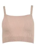 Alexandra Golovanoff Bracach ribbed-knit top - Pink