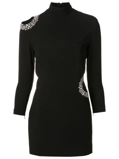 Andrea Bogosian gem-embellished cut-out mini dress