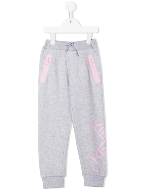 Kenzo Kids logo-print tracksuit bottoms
