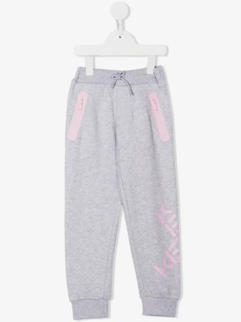 Kenzo Kids pants con logo estampado