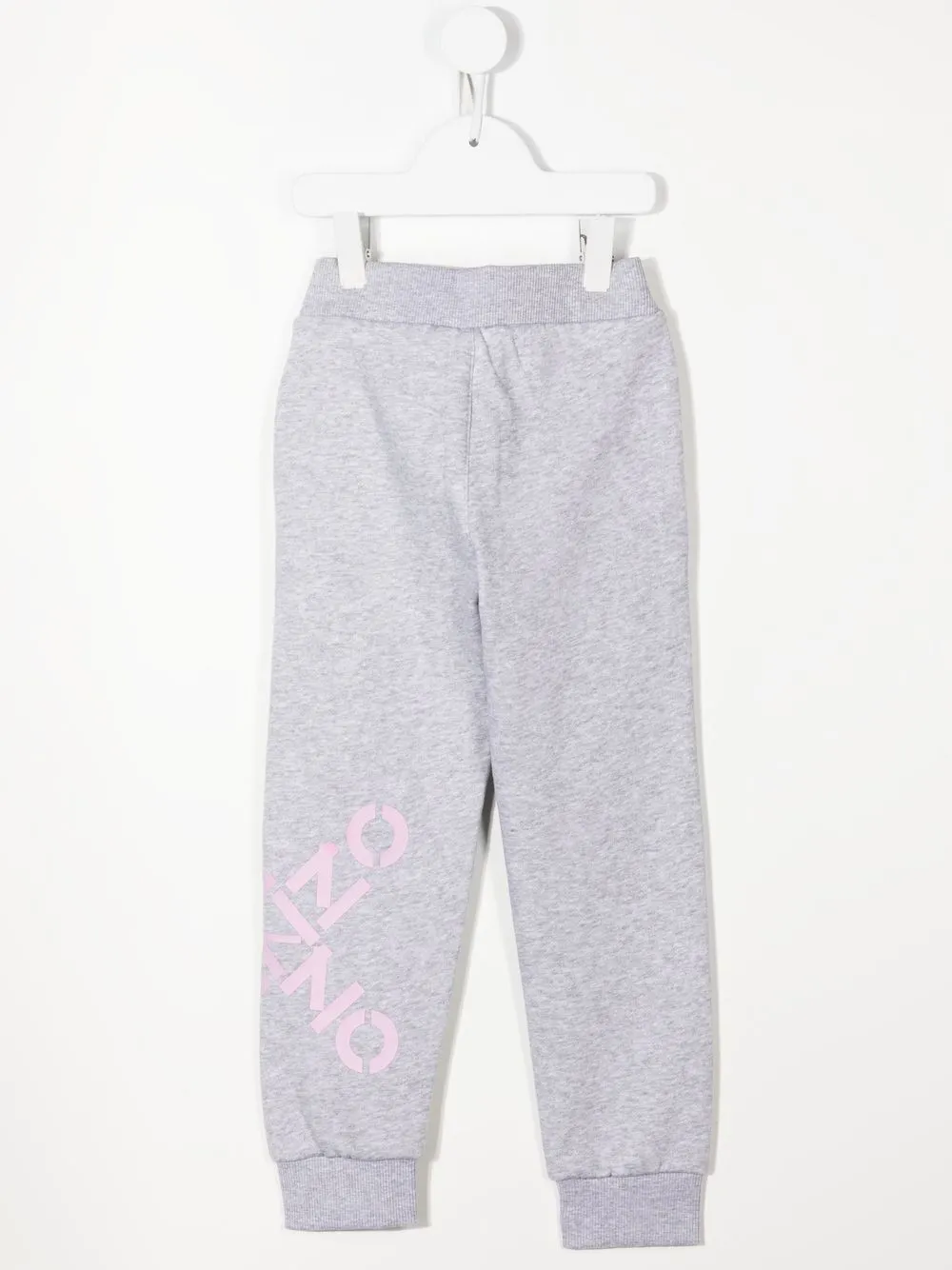  Kenzo Kids Jogginghose Mit Logo Print   Grau 