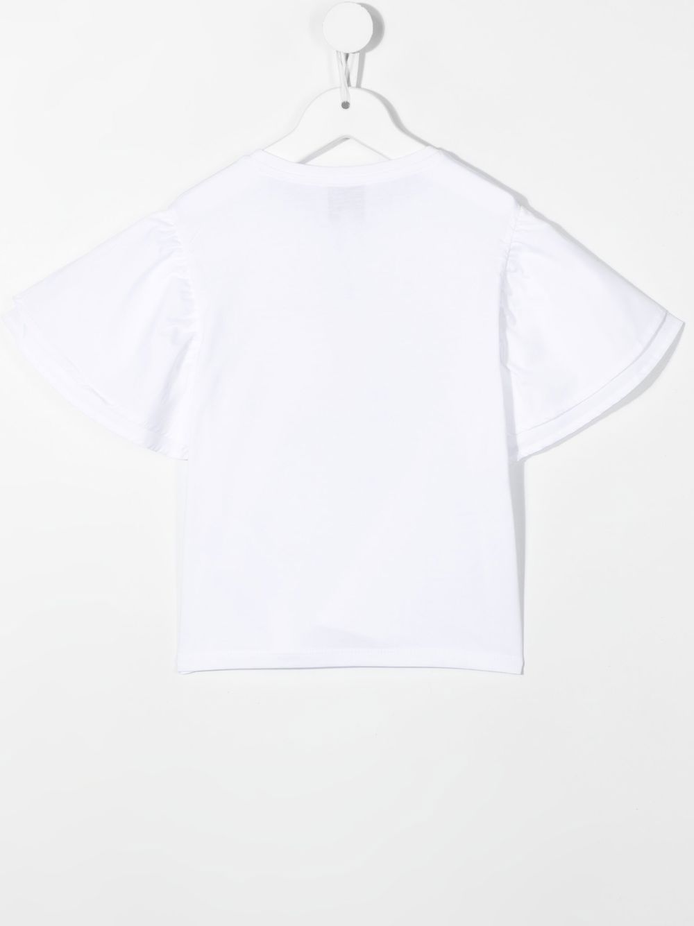 Kenzo Kids T-shirt met geborduurd logo - Wit