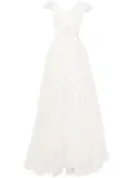 Jenny Packham Charm sequin-embellished tulle gown - White