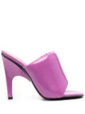 The Attico Rem 120mm padded sandals - Pink