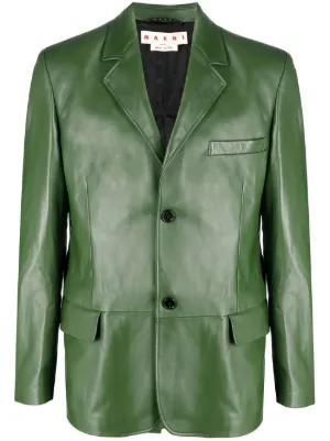 Verde Farfetch Uomo Abbigliamento Cappotti e giubbotti Giacche Blazer Blazer a coste monopetto 