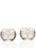 Baccarat Eye votives (set of 2) - White