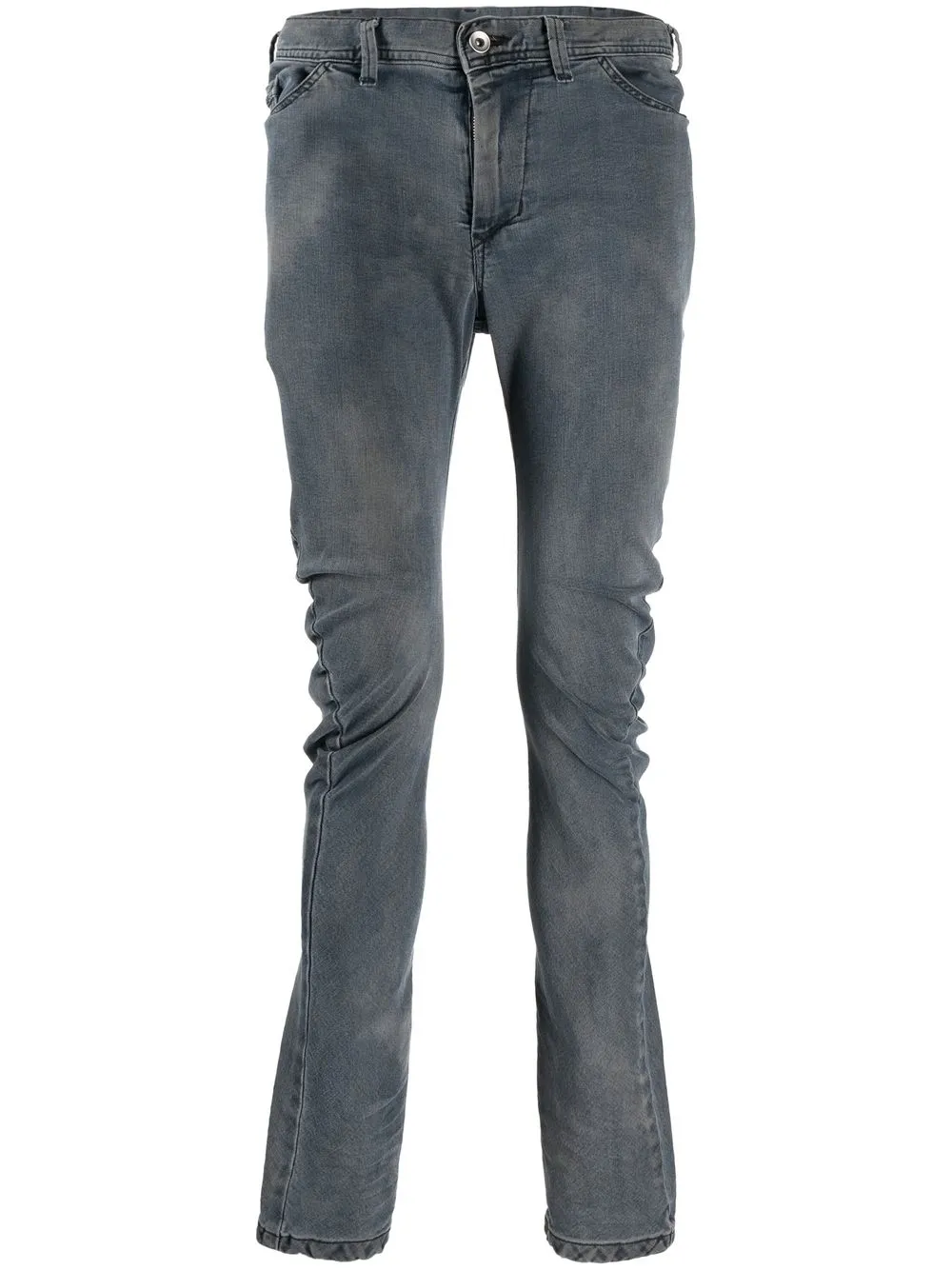 

Julius pantalones rectos de tiro medio - Azul
